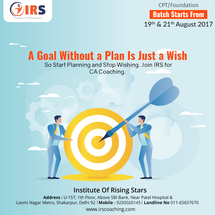 Join IRS for CA coaching